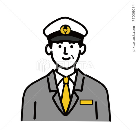 Male young conductor vector pop 77039084