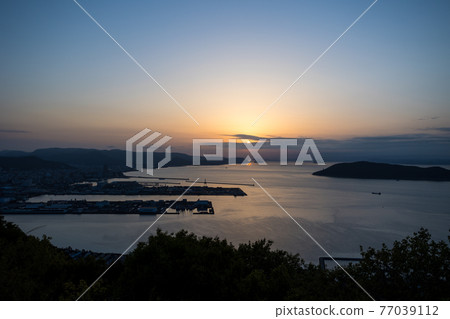 從屋島看瀨戶內海的日落 77039112