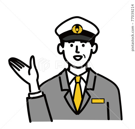 Male young bus taxi driver vector pop proposal advice 77039214