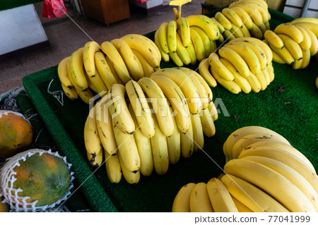 bananas at the traditional marketplace bananas at the traditional marketplace 77041999