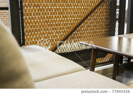 Modern coffee shop design interior 77045438