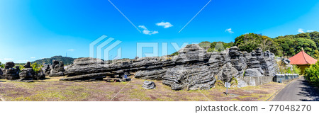 七塚石灰岩洞奇石化石森林全景[長崎縣西海市] 77048270