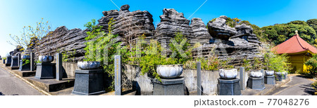 七塚石灰岩洞奇石化石森林全景[長崎縣西海市] 77048276