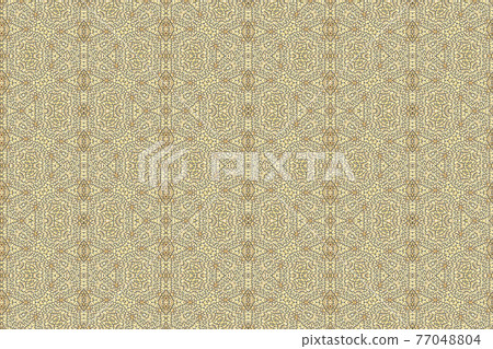 Geometric pattern design by mosaic technique Geometric pattern design by mosaic technique 77048804