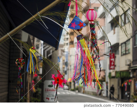 Tanabata bamboo grass decoration 77049080