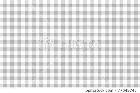 Background material: Simple gingham plaid gray 77049745