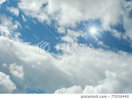 Cloudy sky background 77050448