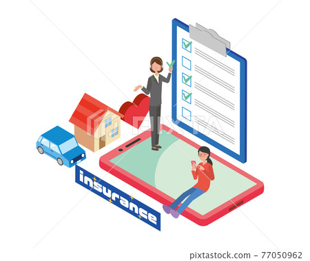 Image of insurance contract on the Internet Image of insurance contract on the Internet 77050962