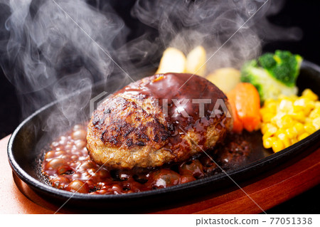 Hamburger demiglace hamburger hamburger steak 77051338