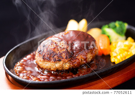 Hamburger demiglace hamburger hamburger steak 77052611