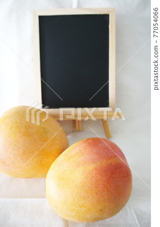 Mango and blackboard Mango and blackboard 77054066
