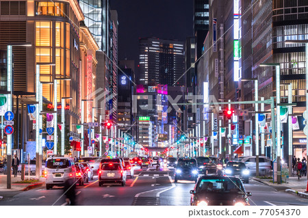 《東京》日本橋/城市夜景 《東京》日本橋/城市夜景 77054370