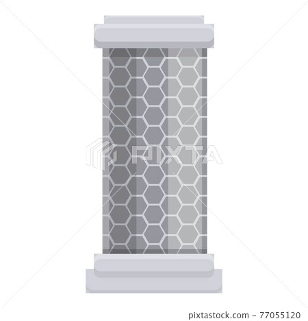 Carbon water purification icon, cartoon style Carbon water purification icon, cartoon style 77055120