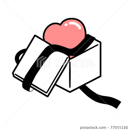 2種帶hearts_monochrome的禮物盒 77055188