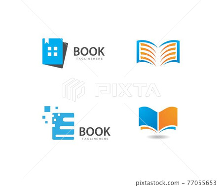 Book Logo Template Book Logo Template 77055653