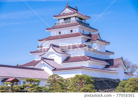 《福島縣》敦賀城公園/天守閣 77058301