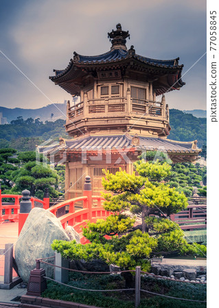 Pavilion in Nan Lian Garden, Hong Kong Pavilion in Nan Lian Garden, Hong Kong 77058845