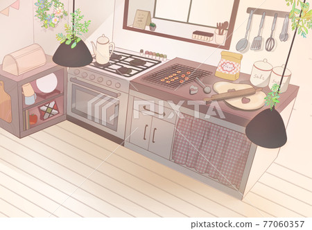 天然廚房背景圖 77060357