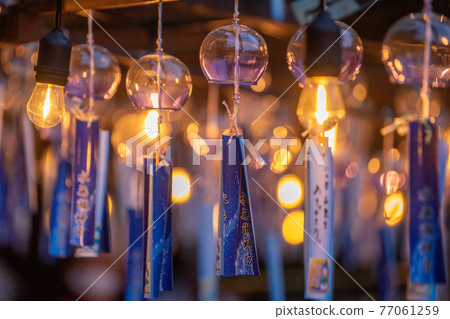 大阪市三島郡島本町三瀨神社的風鈴節“祝福之風”燈飾 77061259