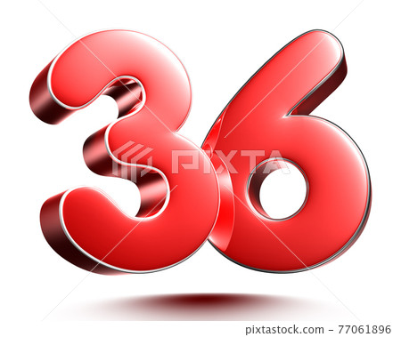 Red numbers 36. 77061896