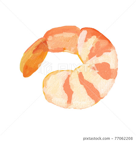 Boiled shrimp hand-painted Boiled shrimp hand-painted 77062208