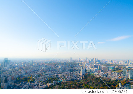 [Tokyo] A big city with fine weather 77062743