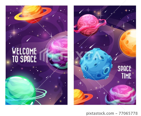Space planets, galaxy universe and cosmos sky 77065778