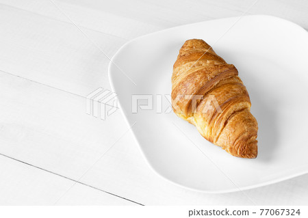 butter croissant for breakfast butter croissant for breakfast 77067324