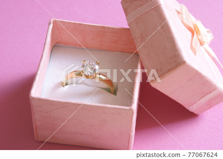 Diamond Ring and Box Diamond Ring and Box 77067624