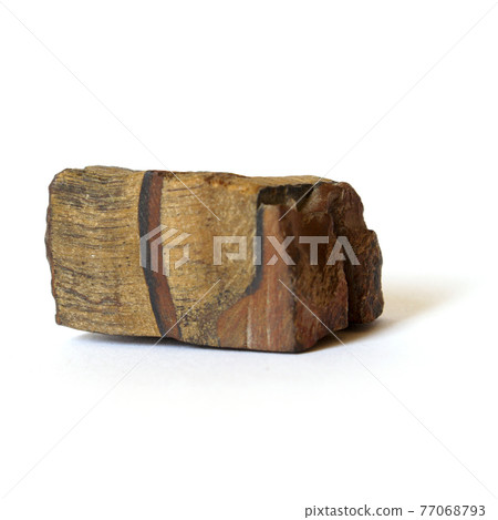 Isolated Tigers Eye Rock Isolated Tigers Eye Rock 77068793