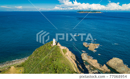 Cape Gamuta drone aerial view Cape Gamuta drone aerial view 77068954