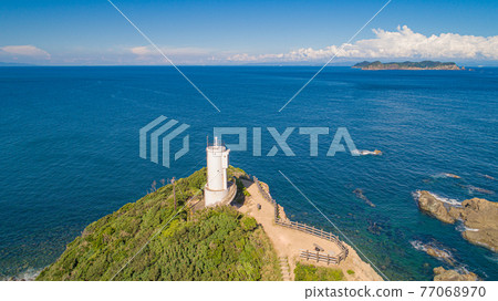 Cape Gamuta drone aerial view Cape Gamuta drone aerial view 77068970