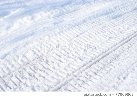 Winter Snowmobile Tracks Winter Snowmobile Tracks 77069862