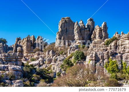 El Torcal de Antequera, Andalusia, Spain, near Antequera, province Malaga. El Torcal de Antequera, Andalusia, Spain, near Antequera, province Malaga. 77071679