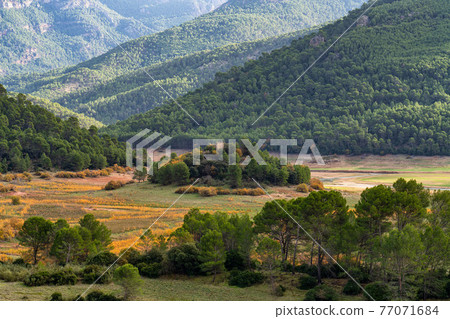 Landscape near Tranco de Beas reservoir in Sierra de Cazorla, Andalusia, Spain Landscape near Tranco de Beas reservoir in Sierra de Cazorla, Andalusia, Spain 77071684