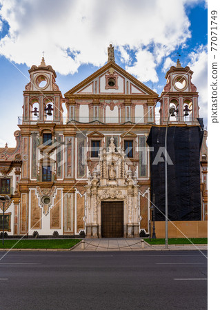 Palacio de la Merced in Cordoba Plaza de Colon, Andalusia, Cordoba, Spain. 77071749