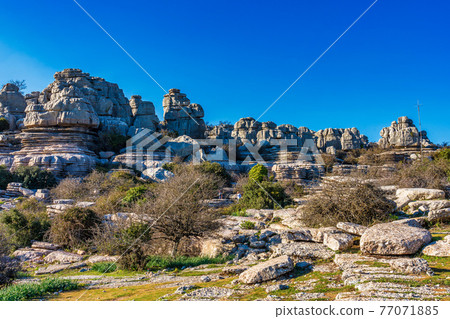 El Torcal de Antequera, Andalusia, Spain, near Antequera, province Malaga. 77071885