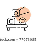 Fast Food icons 77073085