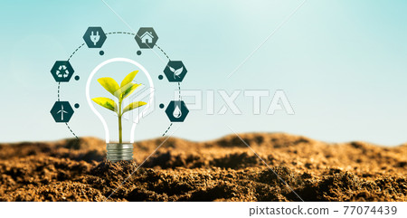 Sustainable energy sources concept Sustainable energy sources concept 77074439