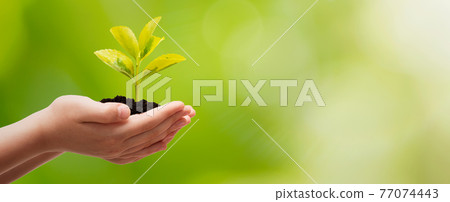 Earth day, environmental protection concept 77074443