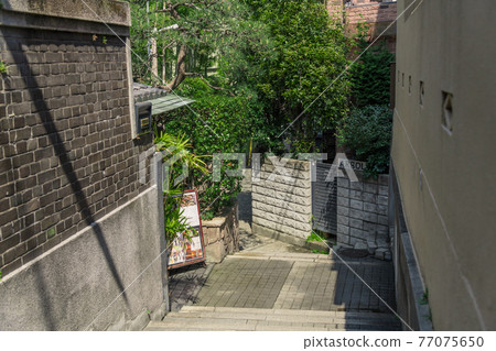 [神樂坂，兵庫橫丁後巷的樓梯] 77075650