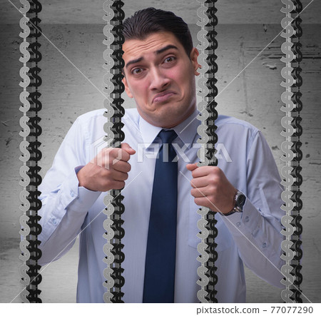 Man trapped in prison with dollars Man trapped in prison with dollars 77077290