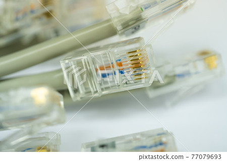 [Electric wire processing] Electric wire with a connector [Industry] 77079693