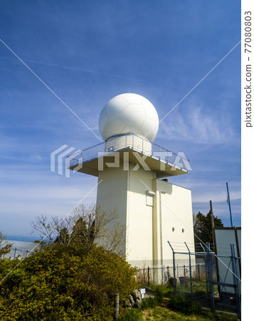 Meteorological radar at the summit of Haigamine 77080803