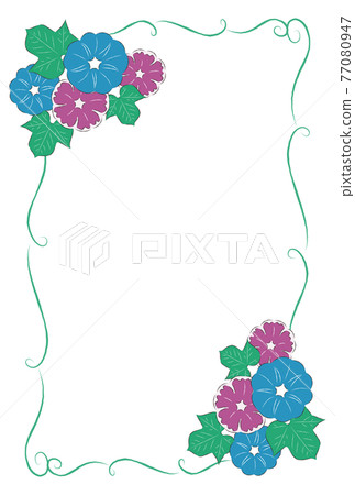 牽牛花框架垂直 牽牛花框架垂直 77080947