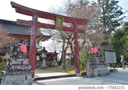 Tenmangu Shrine in Kinpuyama Temple Tenmangu Shrine in Kinpuyama Temple 77081231