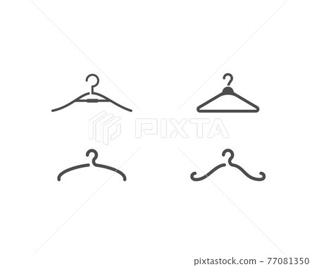 Hanger icon flat design 77081350