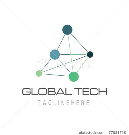 Business technology logo template Business technology logo template 77081738