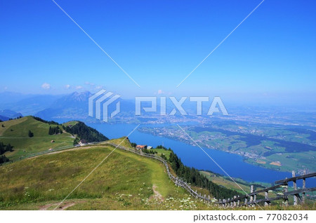 Rigi Mountain Hiking Trail and Lake Lucerne (Switzerland) 77082034