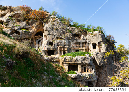 Tlos stone tombs settlement Tlos stone tombs settlement 77082864